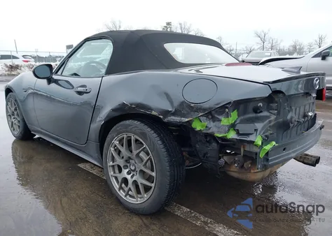 2016 Mazda Mx-5 Miata Club из США, поврежденный, VIN JM1NDAC78G0117098